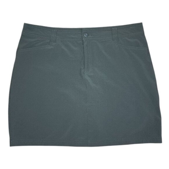 Eddie Bauer Pants - Eddie Bauer Skort Womens Size 12 Solid Grey Gray Adventurer 2.0 Athletic Pockets